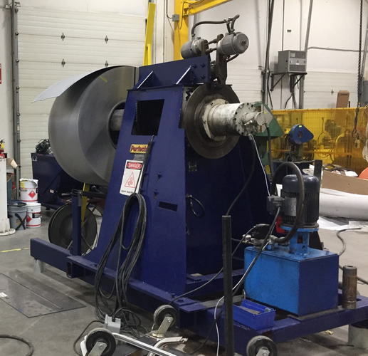 11-Stand YODER Roll Forming Line, 3 Spdl, 48 RS, 17-3/4 H, 8 V, 40 HP