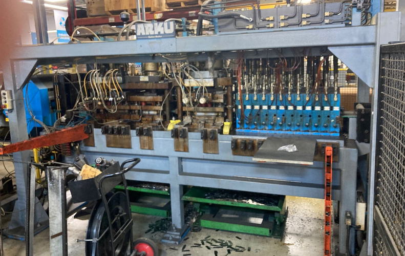 11-Stand DREISTERN Complete Roll Forming Line, 1.9685 Spdl, 10.63 Roll Space