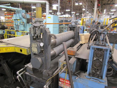 48 x 6 x 20,000 Lb PAXSON Loop Slitting Line with (3) Heads