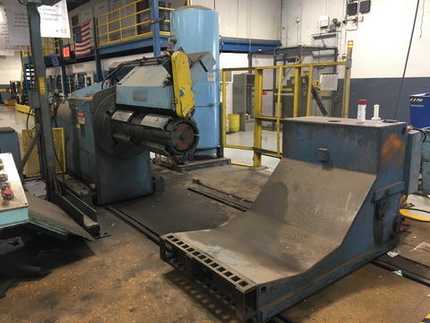 48 x 6 x 20,000 Lb PAXSON Loop Slitting Line with (3) Heads
