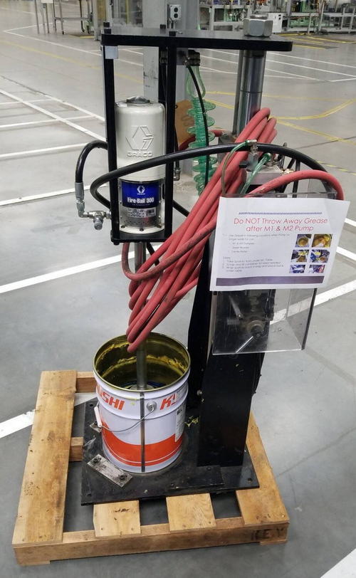 GP Reeves Inc LUB LOGIC GSP50-35LBA11 with Graco Fire-Ball 300 Pump, 2014