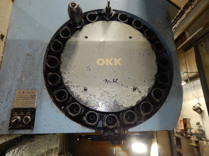 OKK PCV40 CNC Vertical Machining Center, 10,000 RPM, Helical Interpolation