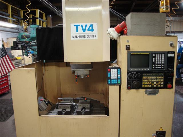 IKEGAI TV4 CNC VMC, Fanuc O-M, Helical Interpol. & Mult. Offsets, 6k RPM, BT40