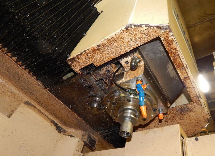 IKEGAI TV4 CNC VMC, Fanuc O-M, Helical Interpol. & Mult. Offsets, 6k RPM, BT40