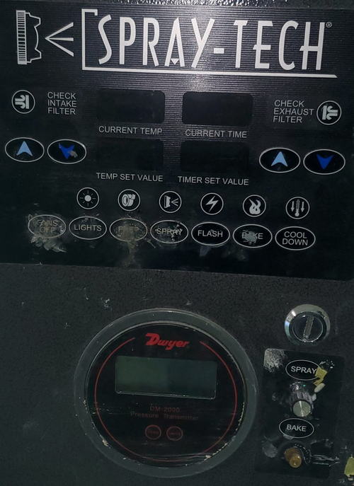 24'6 W x 24'8 L x 10'6 High SPRAY-TECH Down Draft Prep / Spray / Bake Booth