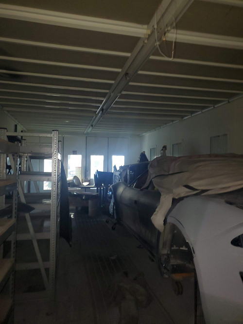 14'5 W x 63'5 L x 11' High GFS Spray Paint / Bake Booth