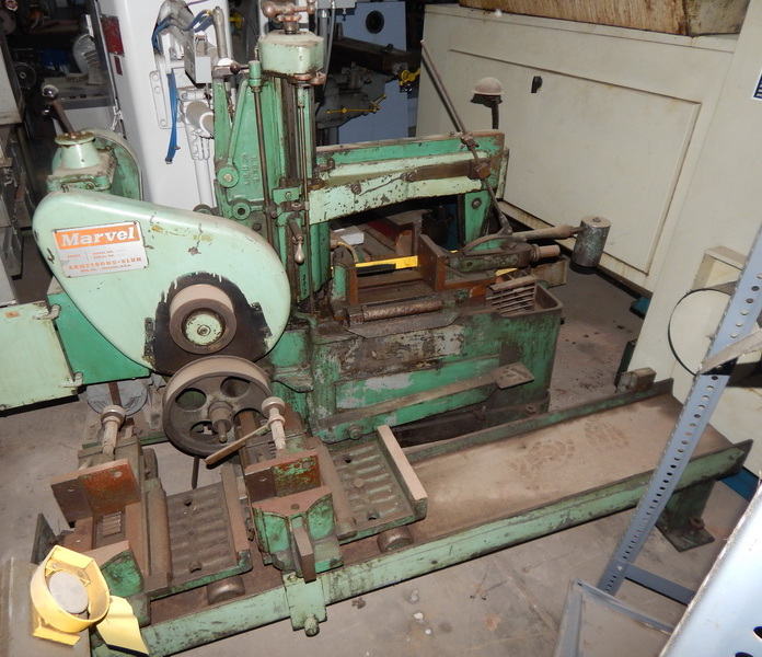 10 x 10 MARVEL Hack Saw, Infeed / Outfeed Tables, 3 HP