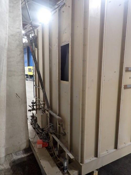 Blast Cabinet, EMPIRE, 95 x 95 x 95 High Inside, 43 Dia Table