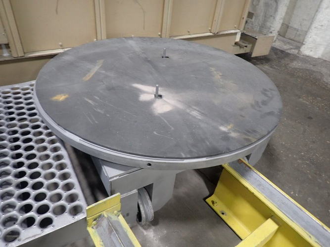 Blast Cabinet, EMPIRE, 95 x 95 x 95 High Inside, 43 Dia Table