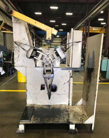 10,000 Lb AIR FEED Motorized Uncoiler, 20 to 24 ID, 96 OD, 30 Width