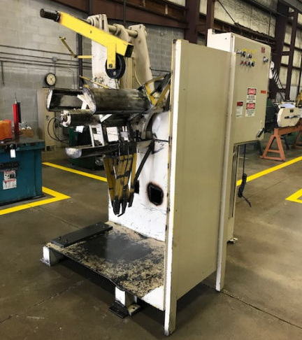 10,000 Lb AIR FEED Motorized Uncoiler, 20 to 24 ID, 96 OD, 30 Width