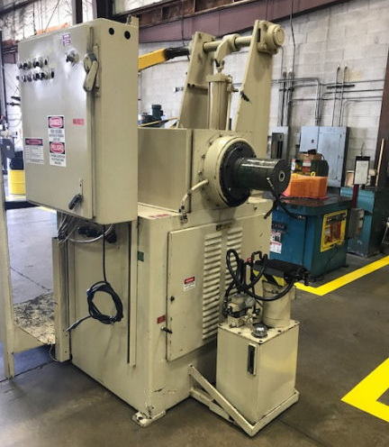 10,000 Lb AIR FEED Motorized Uncoiler, 20 to 24 ID, 96 OD, 30 Width