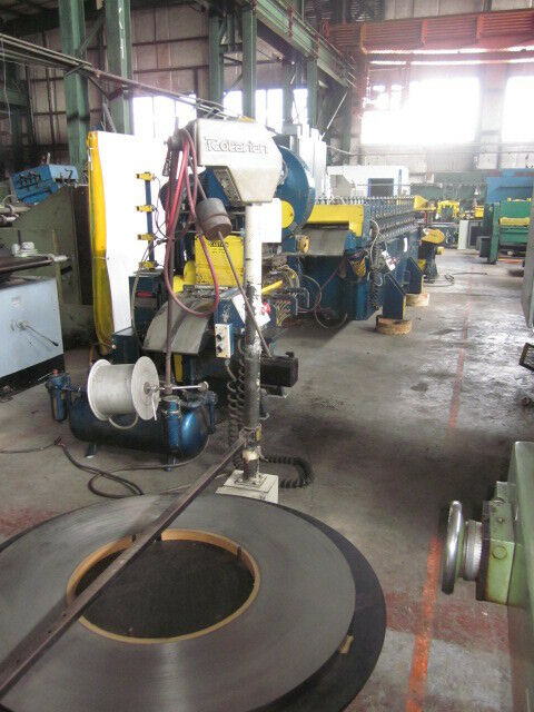 16-Stand BRADBURY Rafted Roll Form Line, 1.5 Spdl, 18 RS, 4 to 5.5 Vert