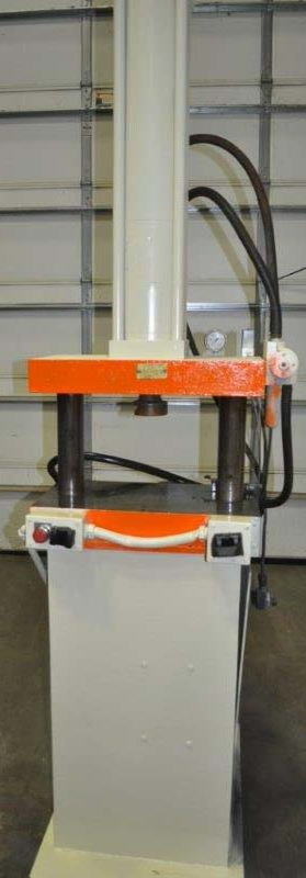 50 Ton TOX Press, 2.75 Str, 9.25 SH, 24 x 12 Ram, 24 x 13.5 Bed, 90 PSI