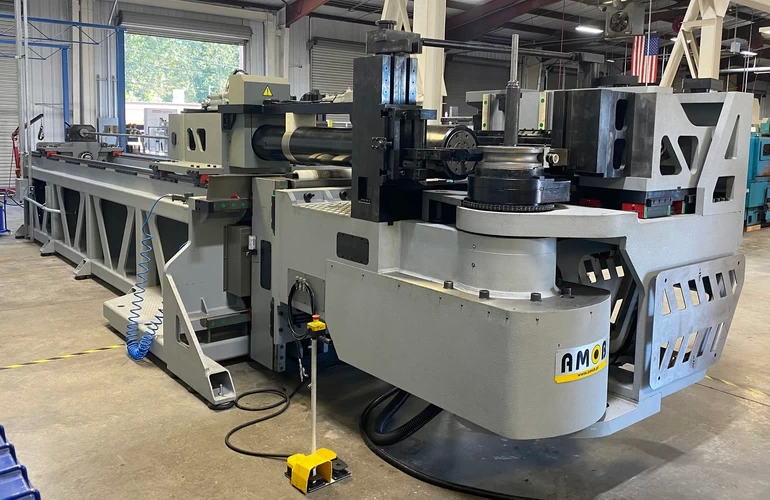 6 AMOB CNC Multistack Tube Bender, 400mm Centerline Radius, 2,700 Hours, 2019