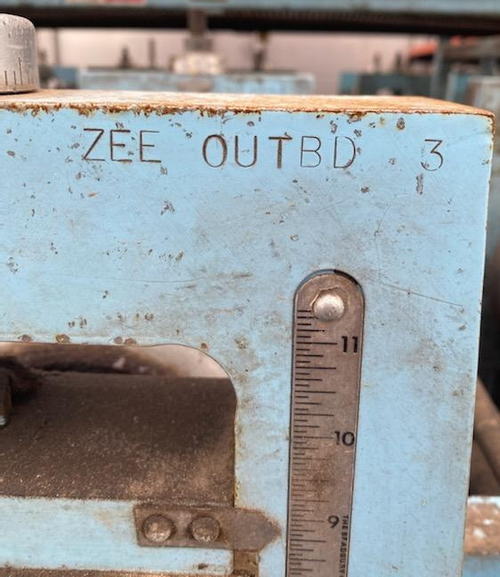 24-Stand BRADBURY Cee & Zee Purlin Roll Former, .060 to .135 x 23 Capacity