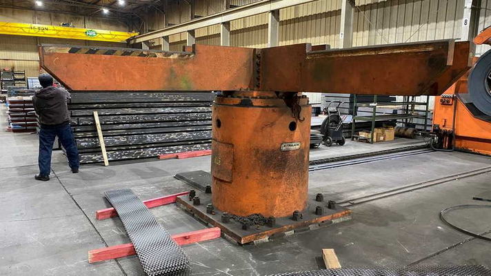 72 x .341 x 50,000 Lb BRADBURY Cut-to-Length Line