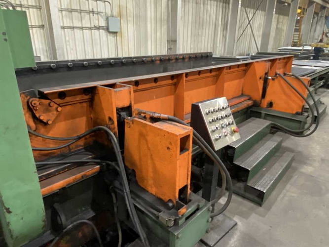72 x .341 x 50,000 Lb BRADBURY Cut-to-Length Line