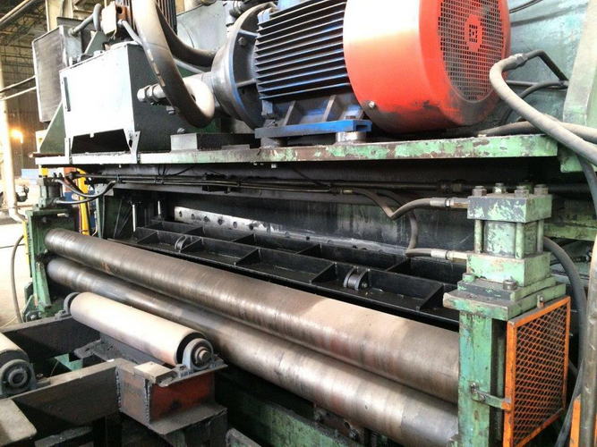 98 x .500 x 60,000 Lb DELTA Cut-to-Length Line, Left-to-Right