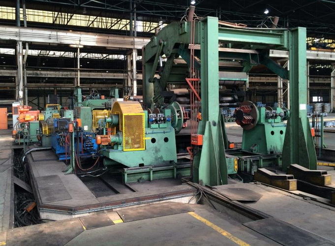 98 x .500 x 60,000 Lb DELTA Cut-to-Length Line, Left-to-Right