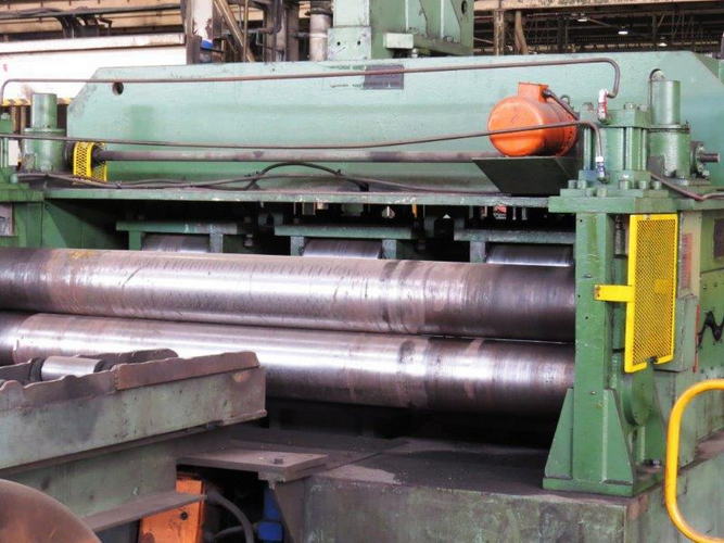 98 x .500 x 60,000 Lb DELTA Cut-to-Length Line, Left-to-Right