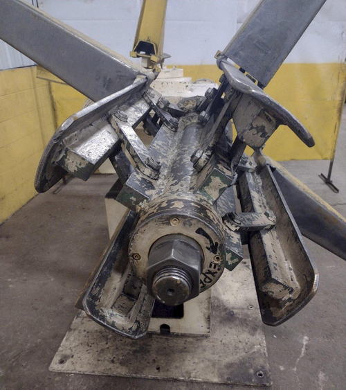 6,000 Lb MECON Dbl End Uncoiler, 16 to 22 ID, 60 OD, 24 Width