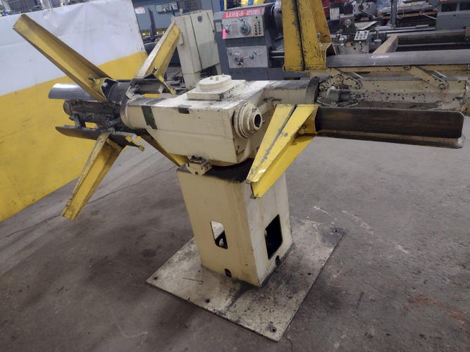 6,000 Lb MECON Dbl End Uncoiler, 16 to 22 ID, 60 OD, 24 Width