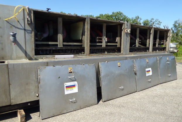 24 W x 18 H STOELTING 3-Stage Parts Washer, Wash / Blow-Off / Blow-Off