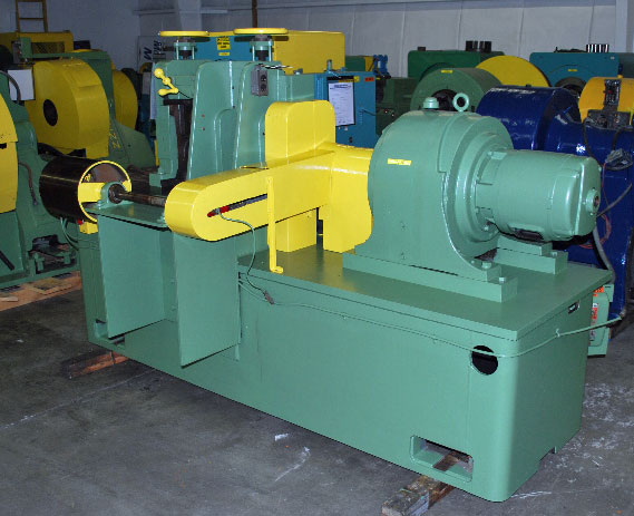 10 x 4 RUESCH Ring Slitter, Entry Guides, Winder, 7-1/2 HP