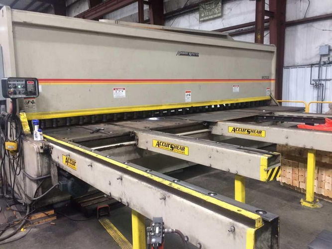 5/8 x 20' ACCURSHEAR Hyd Squaring Shear, 48 Backgauge, 2011