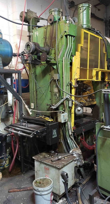 100 Ton DANLY Straight Side Press, 2 Str, 15 SH, 2 Adj, 48 x 30 Bed