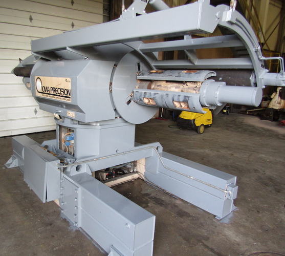 20,000 Lb IOWA Dbl End Uncoiler and Coil Car, 18 -22 ID, 72 OD, 12 -36 Width