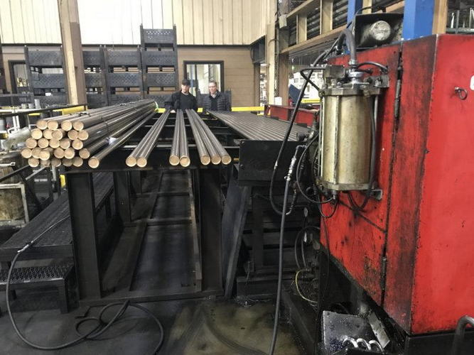 11.2 AMADA Fully Automatic Carbide Circular Saw, 2.95 Rds, 20' Magazine, 10 HP