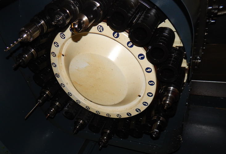 41 X, 20 Y, 24 Z JOHNFORD Vertical Machining Center, 1039 Run Time Hours