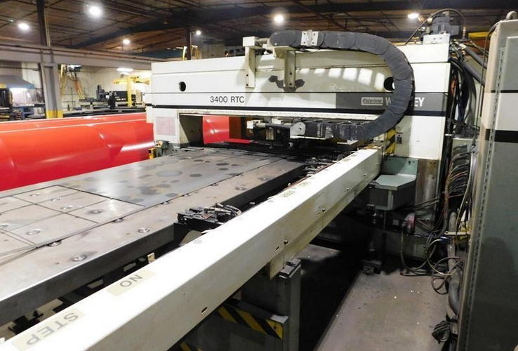 40 Ton WHITNEY Plasma Punch, 100 x 60 Sheet, 1/2 Thick, Fanuc 16PB CNC