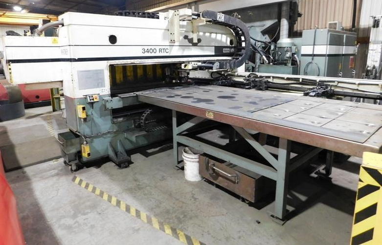 40 Ton WHITNEY Plasma Punch, 100 x 60 Sheet, 1/2 Thick, Fanuc 16PB CNC