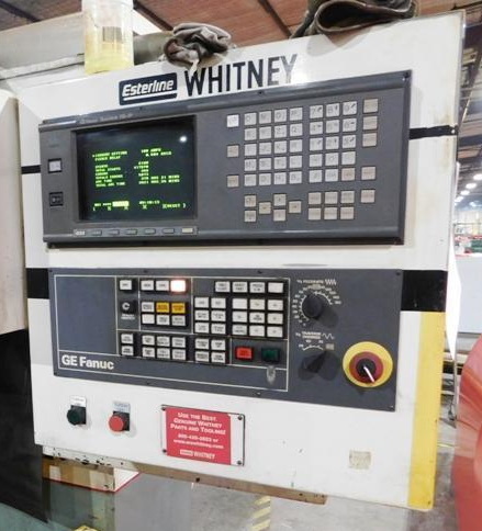 40 Ton WHITNEY Plasma Punch, 100 x 60 Sheet, 1/2 Thick, Fanuc 16PB CNC