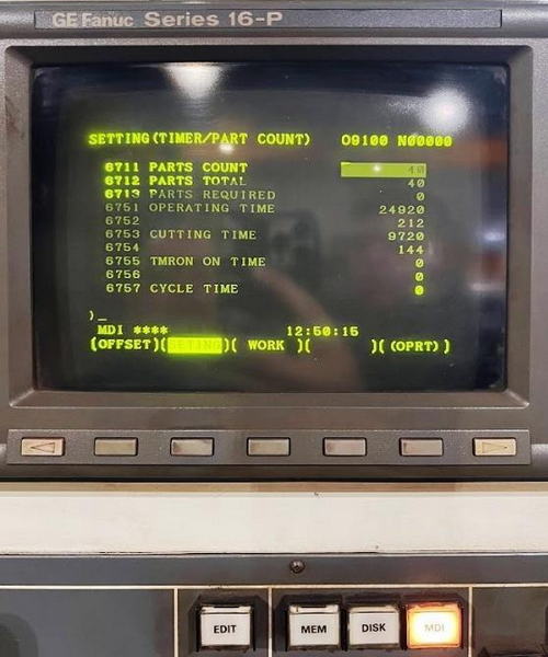 40 Ton WHITNEY Plasma Punch, 100 x 60 Sheet, 1/2 Thick, Fanuc 16PB CNC