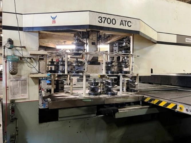 40 Ton WHITNEY Plasma Punch, 122 x 63 Sheet, .62 Thick, Fanuc 160I-B CNC