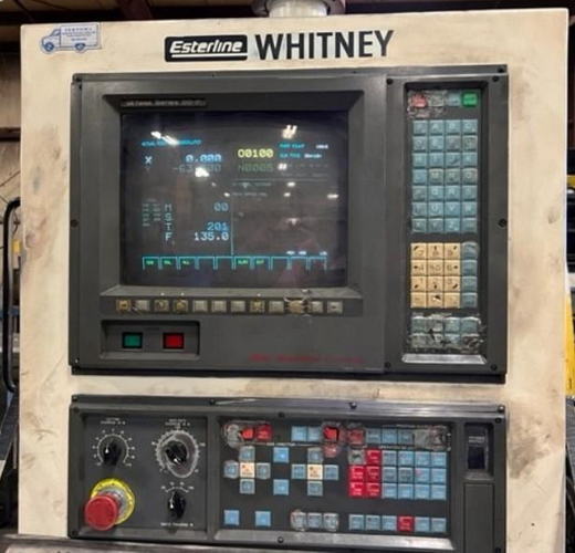 40 Ton WHITNEY Plasma Punch, 122 x 63 Sheet, .62 Thick, Fanuc 160I-B CNC