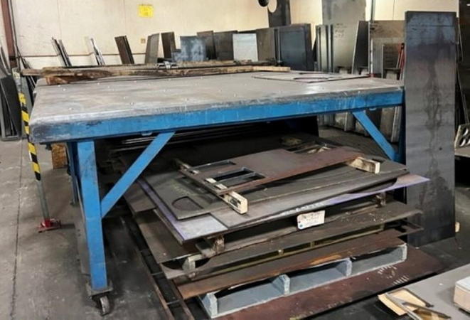 40 Ton WHITNEY Plasma Punch, 122 x 63 Sheet, .62 Thick, Fanuc 160I-B CNC