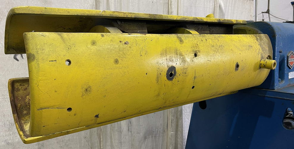 20,000 Lb GIFFORD HILL Uncoiler, 17 to 22 ID, 72 OD, 48 Width, Coil Car