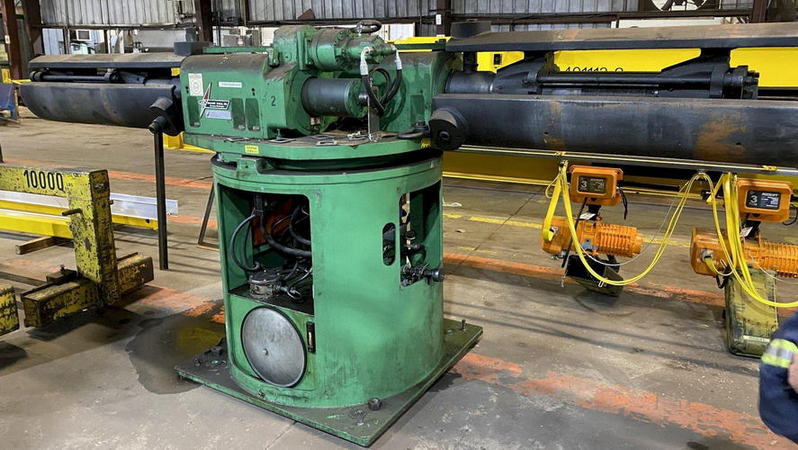 20,000 Lb ASC Double End Uncoiler, 18 to 22 ID, 72 OD, 48 Width, Coil Car