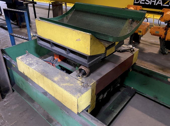 20,000 Lb ASC Double End Uncoiler, 18 to 22 ID, 72 OD, 48 Width, Coil Car