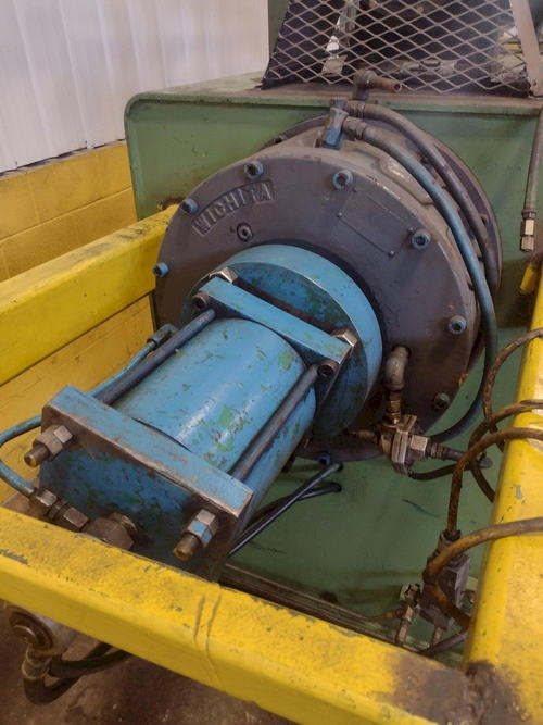 30,000 Lb FORTE Uncoiler, 19 to 25 ID, 60 Width, Motorized Hold Down Arm