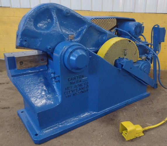 11A HILL ACME Alligator Shear, 12 Blade, Air Clutch, 10 HP