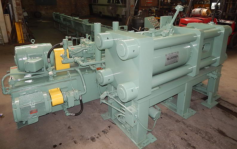 5-1/4 BEMCOR Little Slugger Hyd Shear, 800 Ton, Automatic Bar Loader & Feeder
