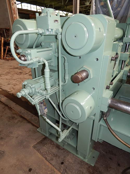 5-1/4 BEMCOR Little Slugger Hyd Shear, 800 Ton, Automatic Bar Loader & Feeder