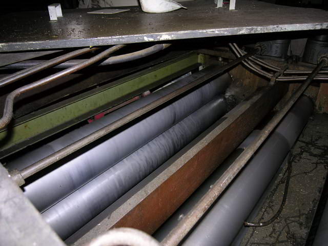 .250 x 54 SESCO 2 Over 3 Straightener, Entry/Exit Pinch Rolls, Adj Guide Rolls