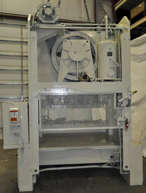 176 Ton AIDA Gap Frame Press, 5.1 Str, 12.7 SH, 3.9 Adj, 93.3 x 29.9 Bed